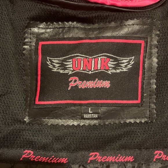 UNIK Premium Leather Motorcycle Jacket NWOT!!!! - Picture 11 of 11